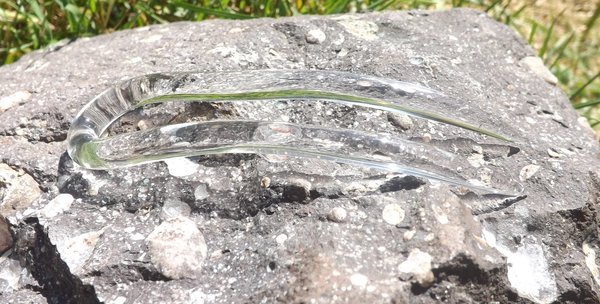 Zarte Haarforke "Glasklar", 10,3cm