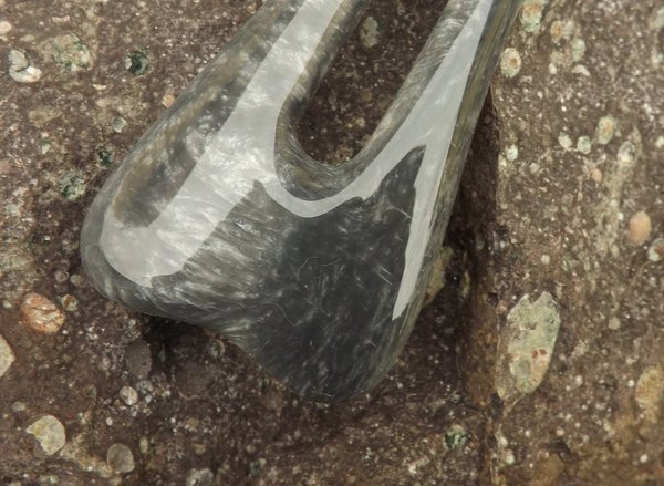Haarforke "Crushed Silver", 14,5cm