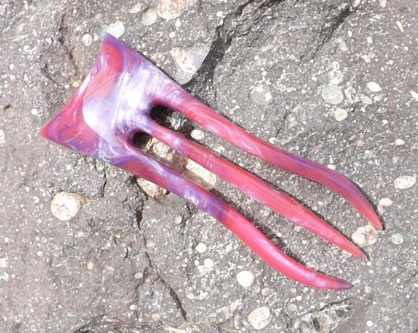 Haarforke "Violet+Pink" 10,5cm