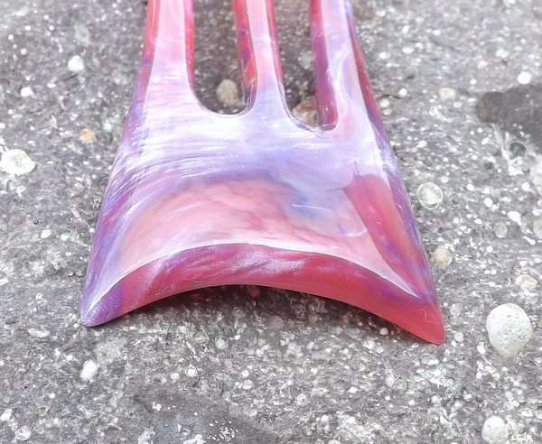 Haarforke "Violet+Pink" 10,5cm
