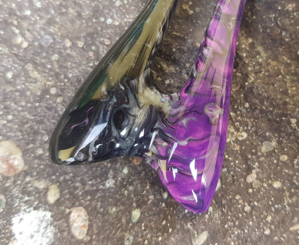 Haarforke "Purple Damascus" 12cm