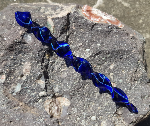 Spiralstab "Sapphire Water" 16cm